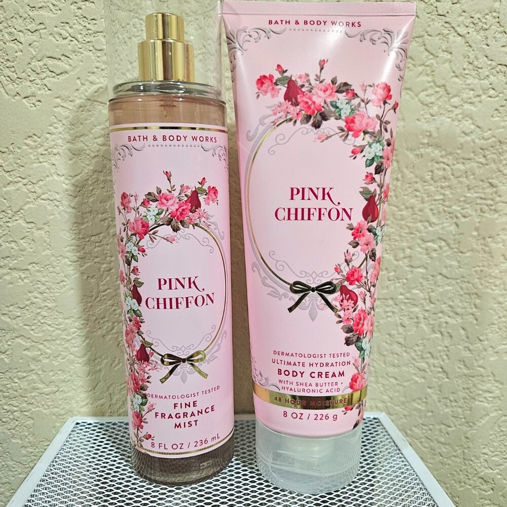 Pink Chiffon Bath & Body Works Repackaging
